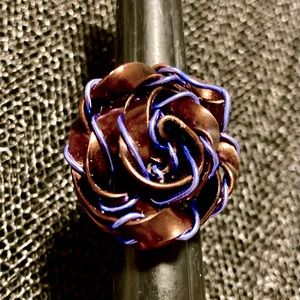 B & B nugget rose ring